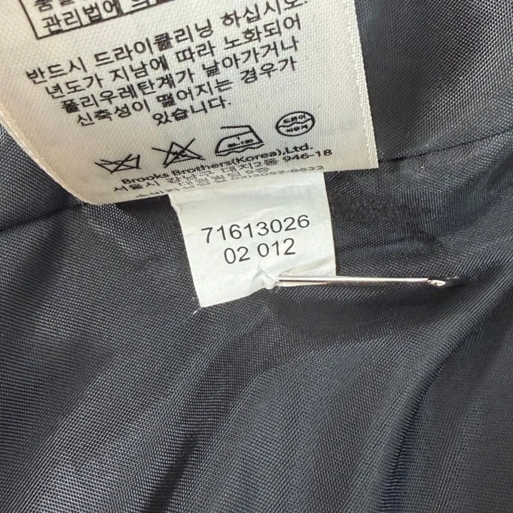 Brooks Brothers Women's Corduroy Blazer Jacket Size 6 Gray Stretch Classic‎